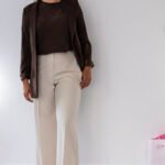 Klassieke broek beige