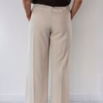 Klassieke broek beige