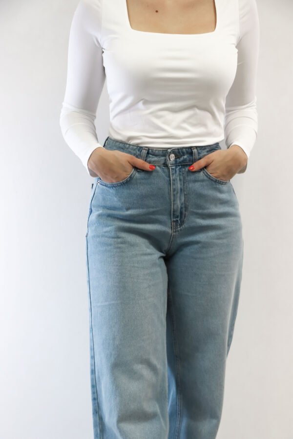 Straight jeans blauw - Afbeelding 4