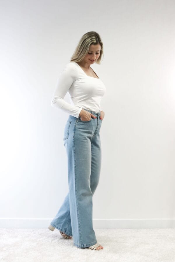 Straight jeans blauw - Afbeelding 3