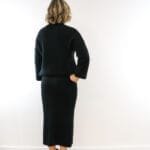 Set trui-rok zwart