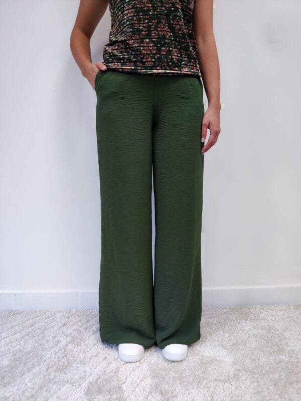 Losse broek khaki