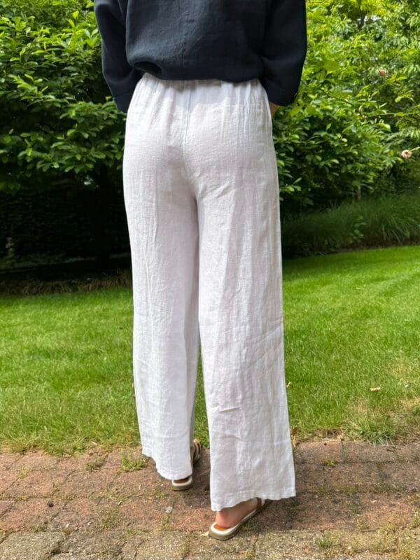 Linnen broek wit - Afbeelding 2