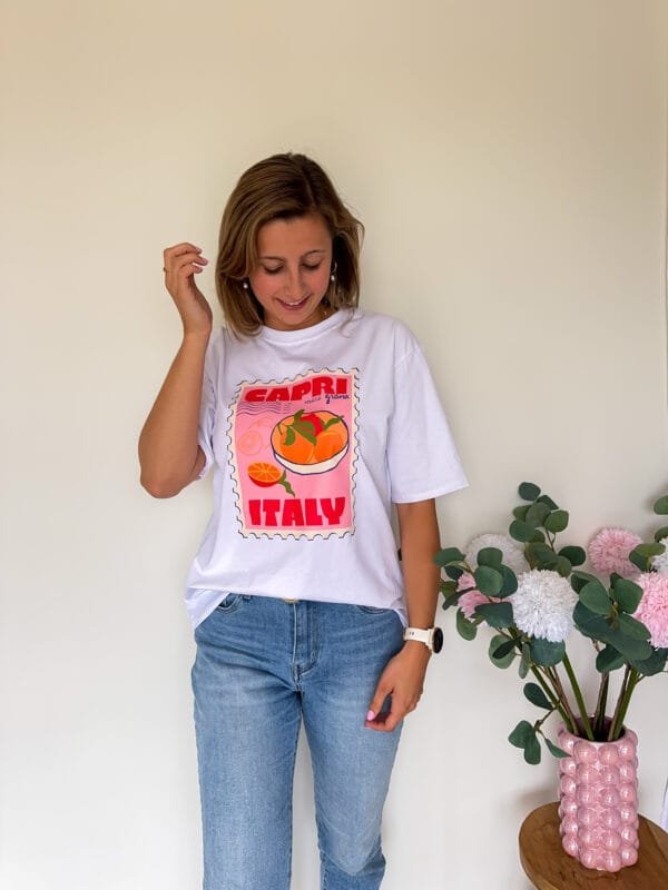 Capri Italy T-shirt wit