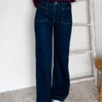Jeansbroek donkerblauw