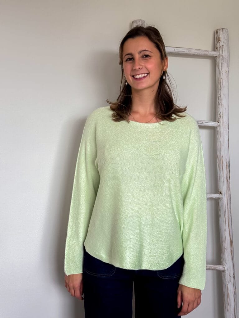 Gebreid truitje mint