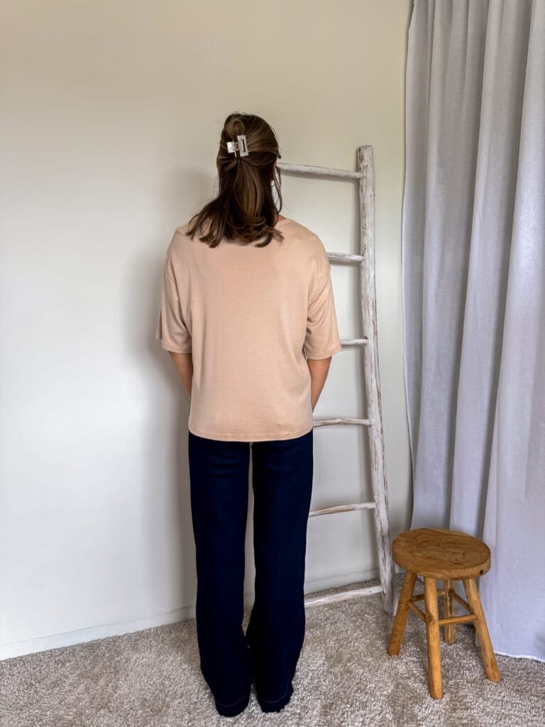 T-shirt beige - Afbeelding 4