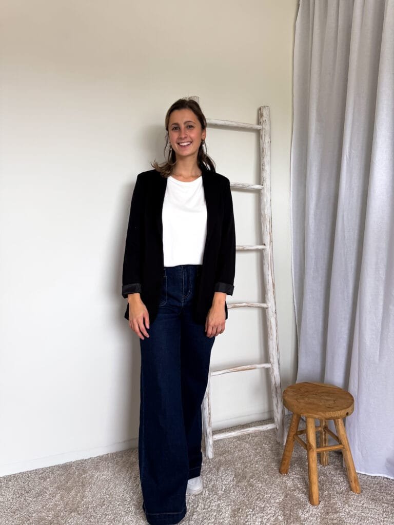 Klassieke blazer zwart