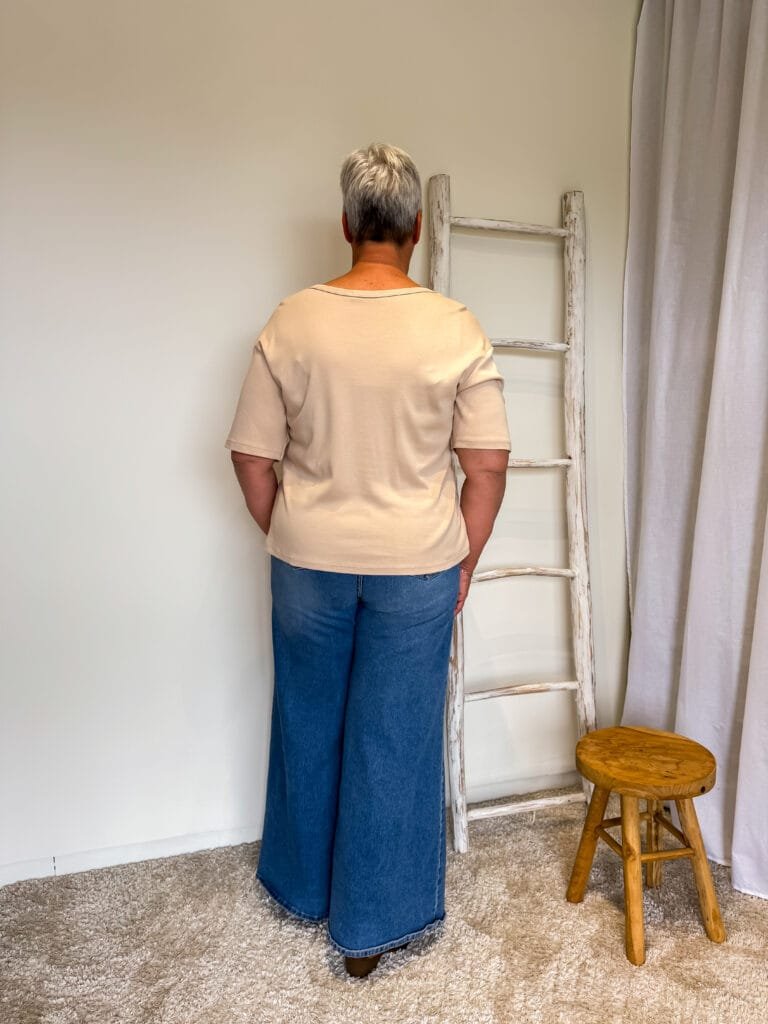 T-shirt beige - Afbeelding 2