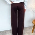 Broek chocoladebruin